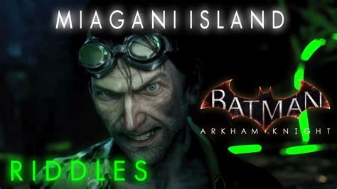 Miagani island riddles guide for batman: Batman Arkham Knight Miagani Island Riddles Locations - YouTube