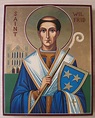 ICONOGRAPHIE CHRÉTIENNE: Saint WILFRID d'YORK, évêque et confesseur