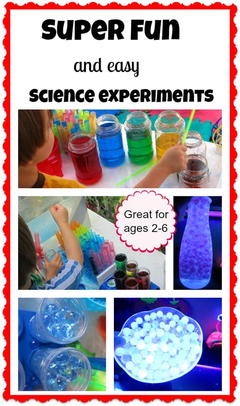 Super Fun And Easy Science Experiments Science Experiments For