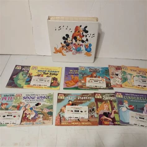 Vintage Walt Disney Take A Tape Along Storyteller Cassette And Read Along Books 3000 Picclick
