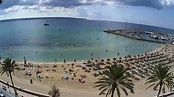 The World Live: Playa de Can Pastilla live webcam Mallorca