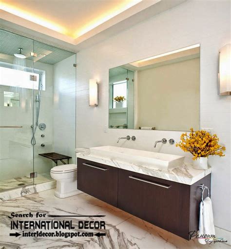 Modern yet elegant bathroom can be developed. Contemporary bathroom lights and lighting ideas