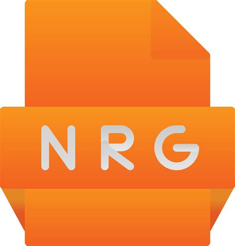 Nrg File Format Icon 15831023 Vector Art At Vecteezy