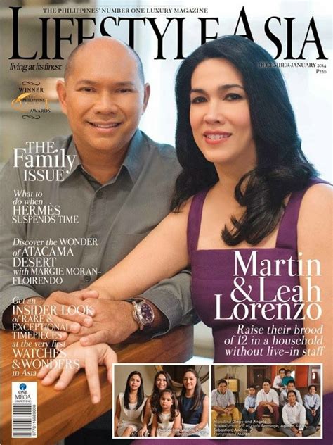 Magazine Cover Lifestyle Asia December 2013 January 2014 Martin