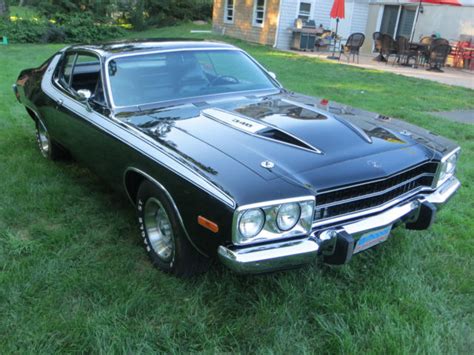Maybe you would like to learn more about one of these? 1973 Plymouth Roadrunner 340 Black 4 speed Cuda Challenger ...