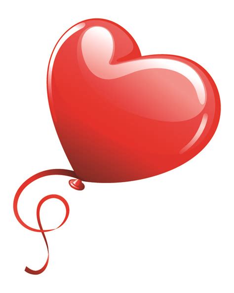 Heart Balloon Vector Free Clip Art Library