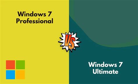 Windows 7 Professional Vs Windows 7 Ultimate Whats The Difference