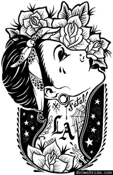 chola homegirl art and graphics cholas and cholos art tattoos tattoo designs cool tattoos