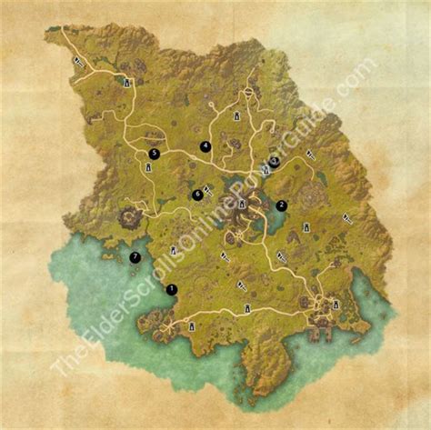 Eso Auridon Treasure Map Maps Database Source