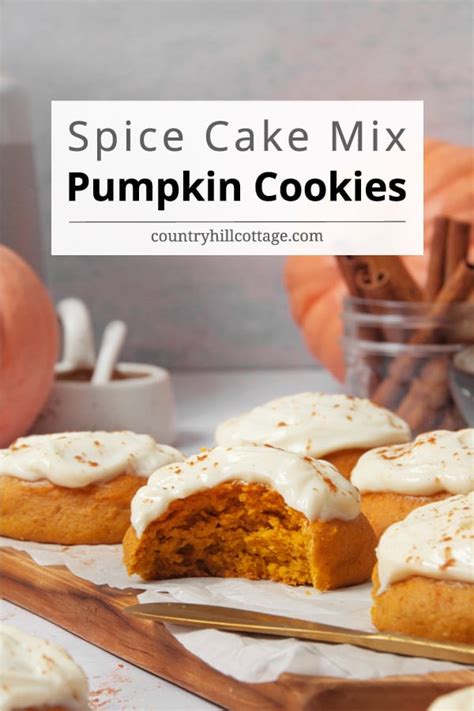 Cake Mix Pumpkin Cookies