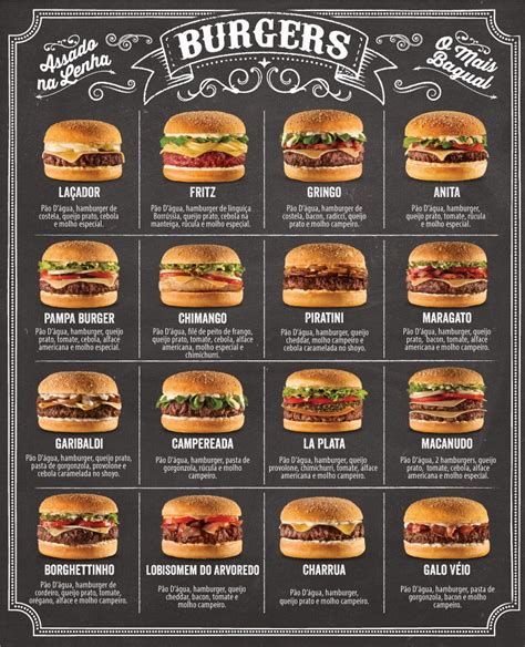 Burger Food Truck Menu Ideas