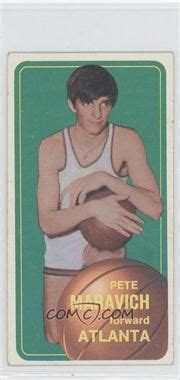 Kartu ini mengalami kenaikan yang cukup tinggi selama beberapa tahun belakangan. 1970-71 Topps #123 - Pete Maravich RC (Rookie Card) Good to VG-EX - COMC | Basketball cards ...