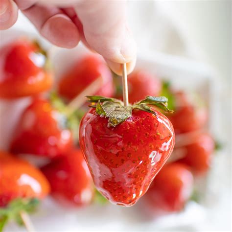 How To Make Candied Strawberries Foolproof Recipe — Vicky Pham