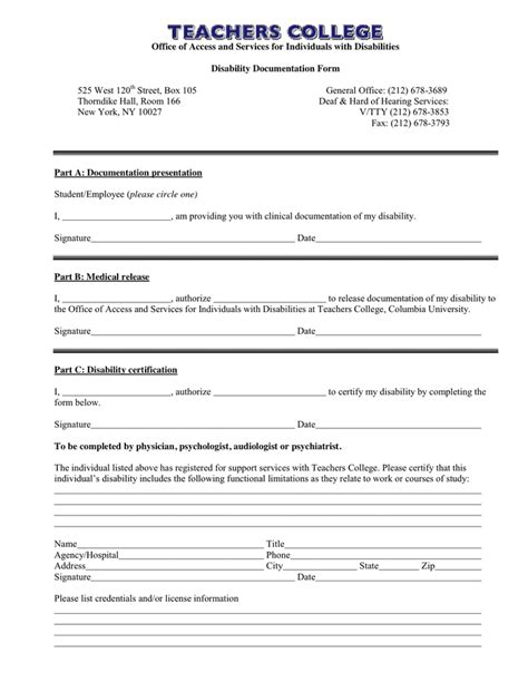 Medical Documentation Release Form In Word And Pdf Formats