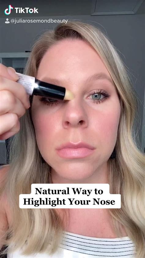Natural Way To Highlight Your Nose Video Nose Makeup Everyday