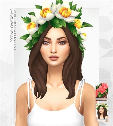 Romantic Sims 4 Flower Crown Cc Youll Love Wearing — Snootysims