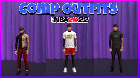 New Drippy Comp Outfits In Nba 2k22 Look Like A Comp Guard Youtube