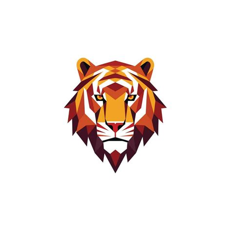Tiger Logo Emblem Template Mascot Symbol For Business Or Shirt Design