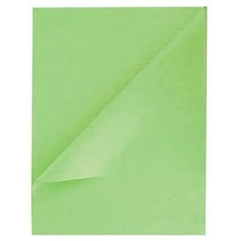 Tissue Paper Ream 750mm X 500mm 480 Sheets Light Green