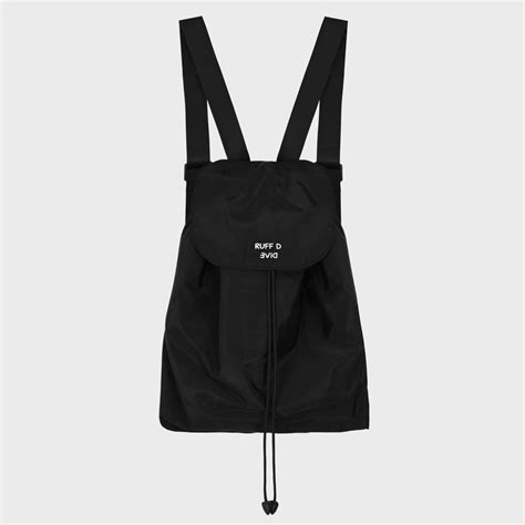 Nylon Backpack Black Ruff D Dive