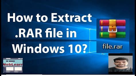 How To Extract Rar File In Window 10 8 7 How To Unzip A File