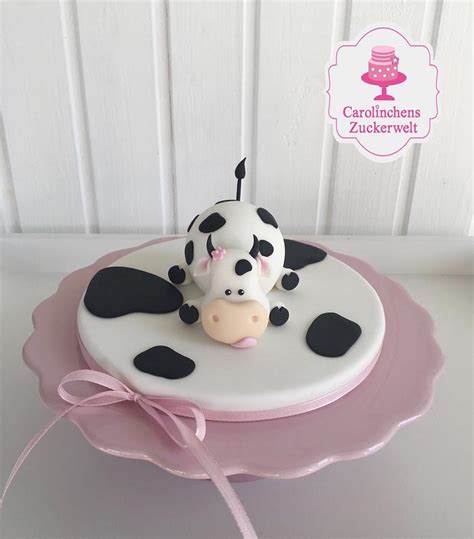 💕🐮 Little Cow 🐮💕 Decorated Cake By Carolinchens Cakesdecor