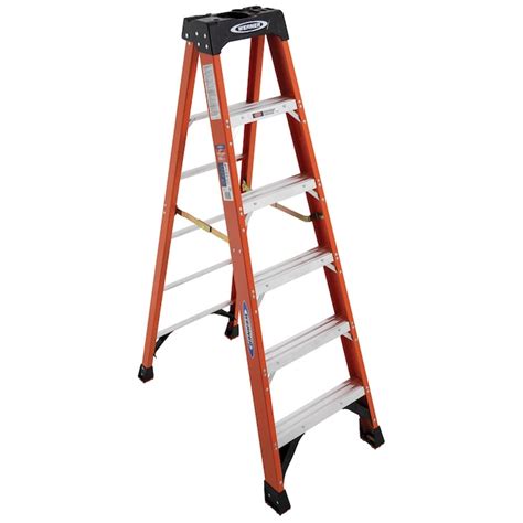 Werner Nxt1a 6 Ft Fiberglass Type 1a 300 Lbs Capacity Step Ladder In