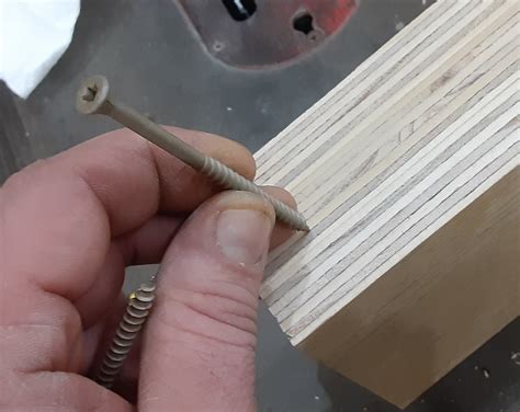 Screws In Plywood Edge Woodworking Talk