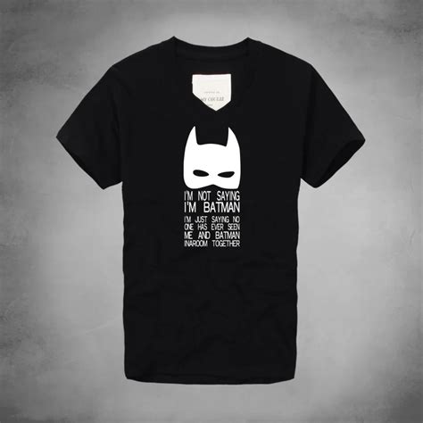 Batman T Shirts Fashion Personalized Custom Tshirts Classic Casual Men