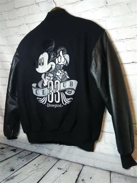 Disneys Club 33 Limited Edition Tuxedo Mickey Varsity Jacket Ultra Rare