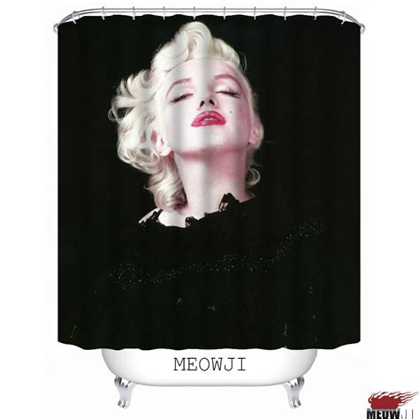 Sexy Goddess Superstar Beauty Marilyn Monroe Vintage Custom Shower Curtain Bathroom Decor