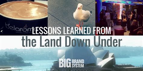 Lessons Learned From The Land Down Under