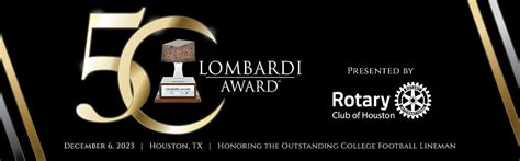 Events Rotary Lombardi Award