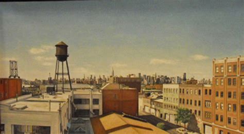 Water Tower Oil Painting By Laura Shechter