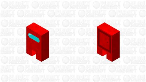 Among Us Red Minecraft Mob Skin