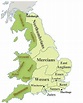 A evolução do mapa da Inglaterra