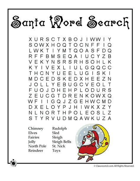 Printable Christmas Word Puzzles Woo Jr Kids Activities Christmas