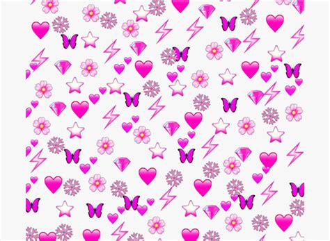 Aesthetic Emojis Pink Largest Wallpaper Portal