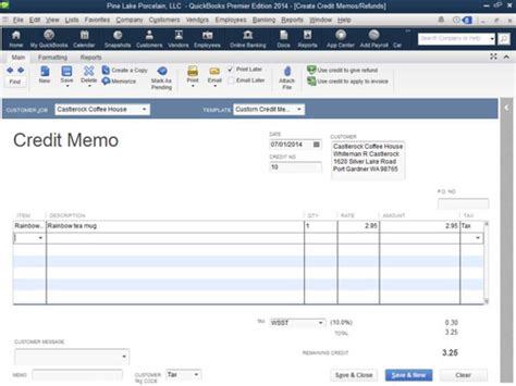 You can import credit memos from excel spreadsheets or text files directly into quickbooks online using the saasant transactions (online) application. How to Record Credit Memos in QuickBooks 2014 - dummies