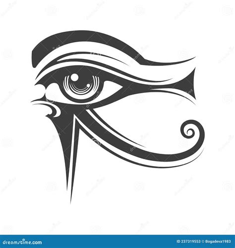 Eye Of Horus Ancient Egyptian Religious Symbol Vector Illustration 202497644
