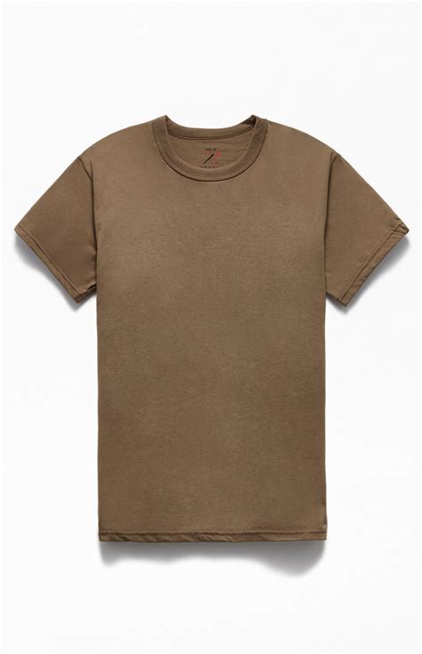 Rothco Brown Solid Color T Shirt Pacsun