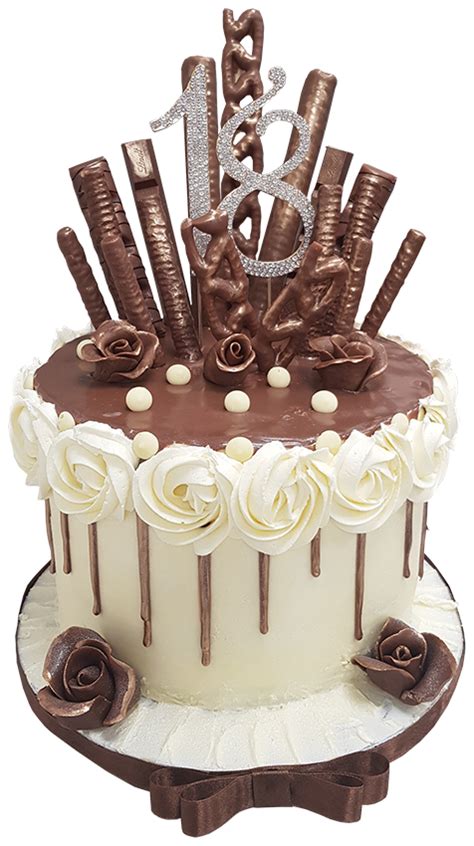 18th Birthday Chocolate Cake Me Shell Cakes