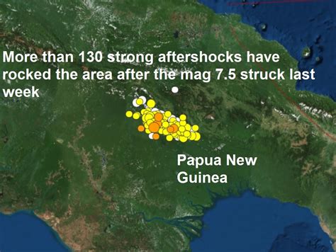 Tbw Disaster Unfolding After Mag 75 Struck Papua New Guinea With 100