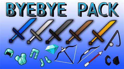 Minecraft Pvp Texture Pack Byebye Pack Smooth ♡ Youtube