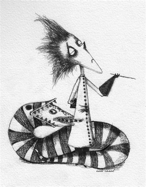 Got em beetlejuice & lydia (c) tim burton & warner bros. ILUSTRANDO QUE ES GERUNDIO: marzo 2011