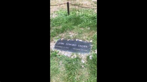 Carl Sagans Grave In Ithaca Ny Youtube