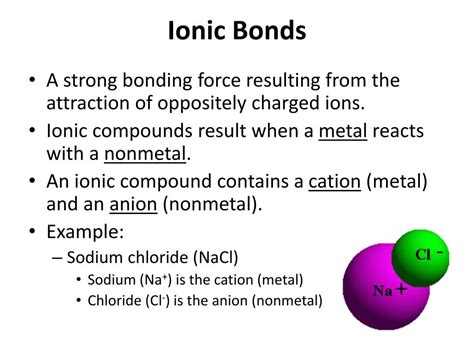 Ppt Intro To Bonding Ionic Compounds Type 1 And 2 Binary Compounds