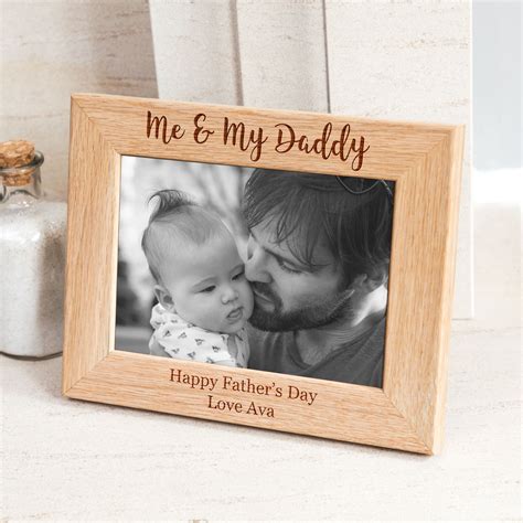Personalised Me And My Daddy Photo Frame Photo Frame Personalized