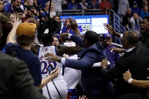 Watch Wild Brawl Erupts Punches Thrown In Fight Following Kansas