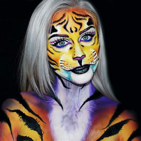 Tiger Halloween Makeup Ig Sadieshillmakeup Scar Halloween Costume